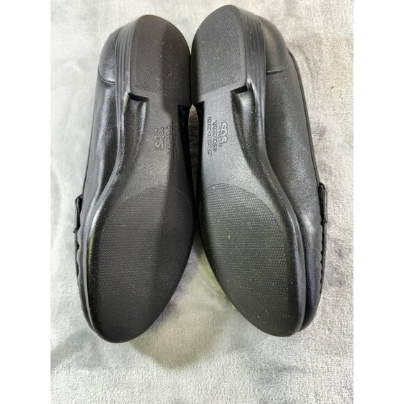 SAS Womens shoes 8M black leather comfort loafers slip on Tripad - Picture 2 of 15